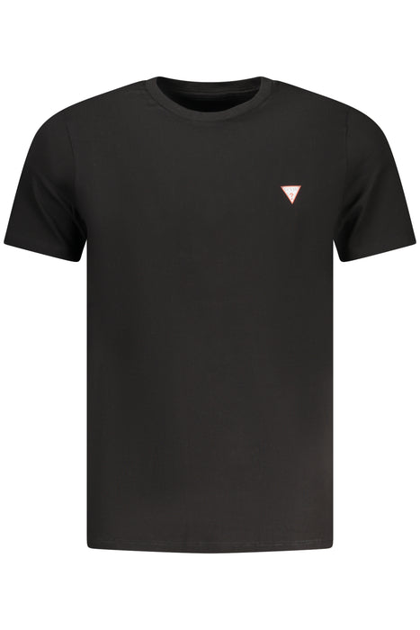 Guess Jeans Mens Short-Sleeved T-Shirt Black