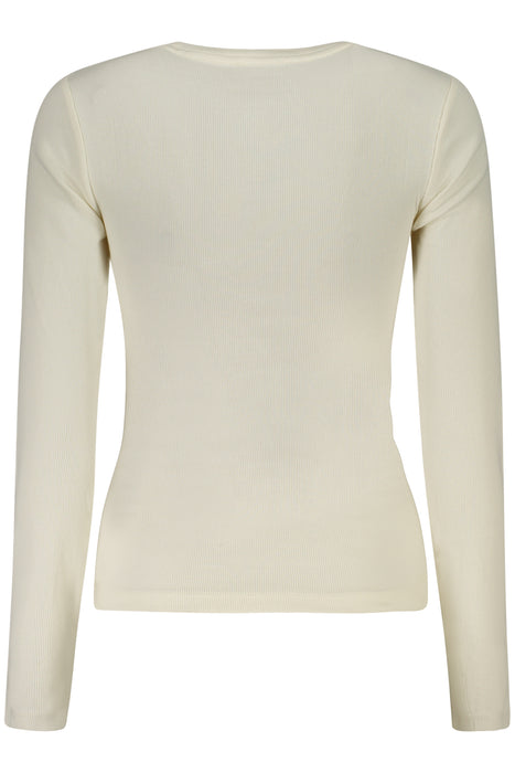 Guess Jeans Womens Long-Sleeved T-Shirt White