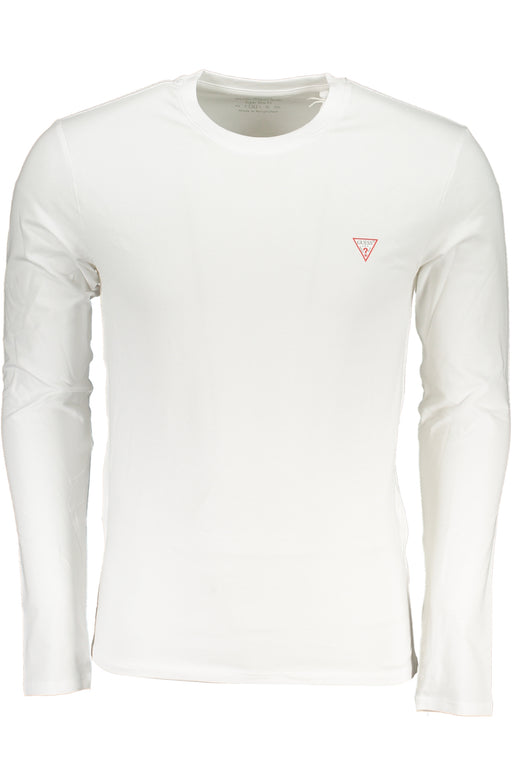 Guess Jeans Mens Long Sleeve T-Shirt White