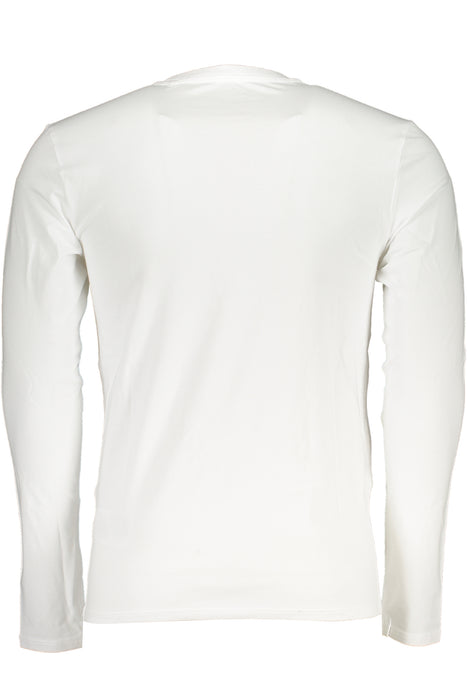 Guess Jeans Mens Long Sleeve T-Shirt White