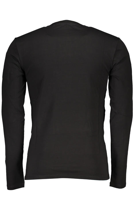 Guess Jeans Mens Long Sleeve T-Shirt Black