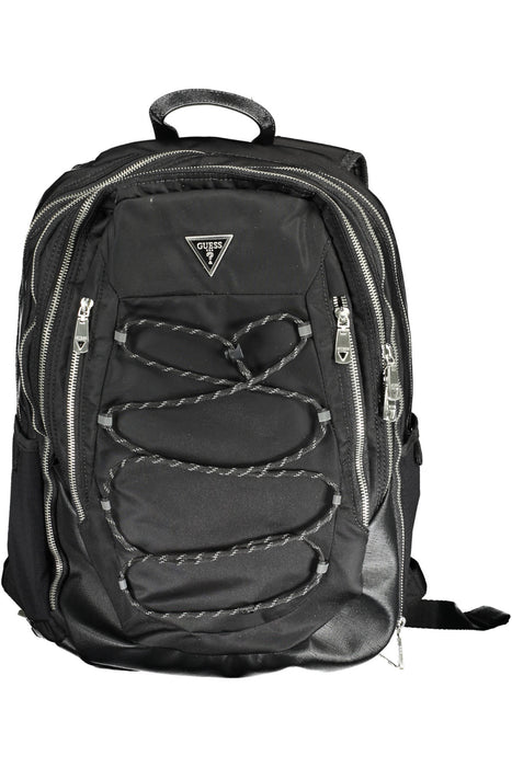 Guess Jeans Black Man Backpack