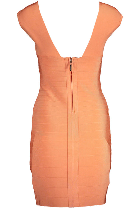 Guess Marciano Short Dress Woman Orange