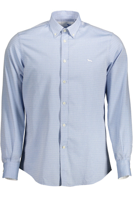 Harmont & Blaine Mens Long Sleeve Shirt Light Blue