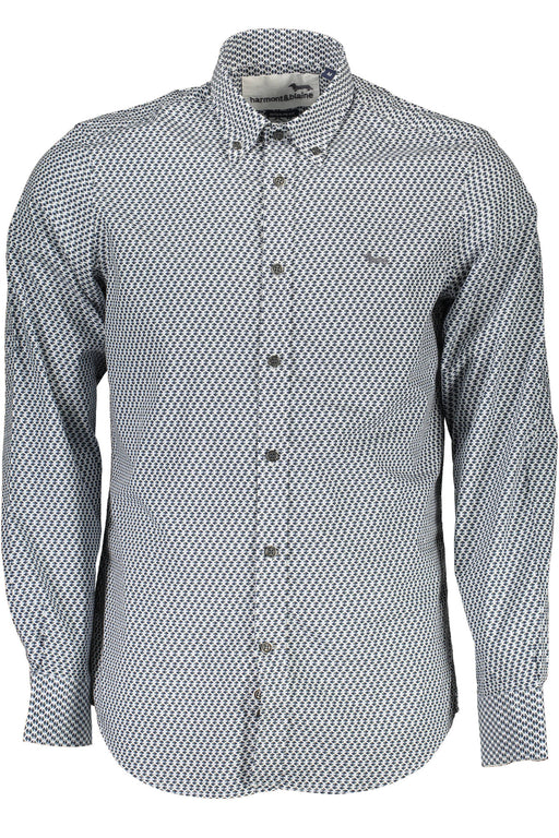 Harmont & Blaine Mens Blue Long Sleeve Shirt