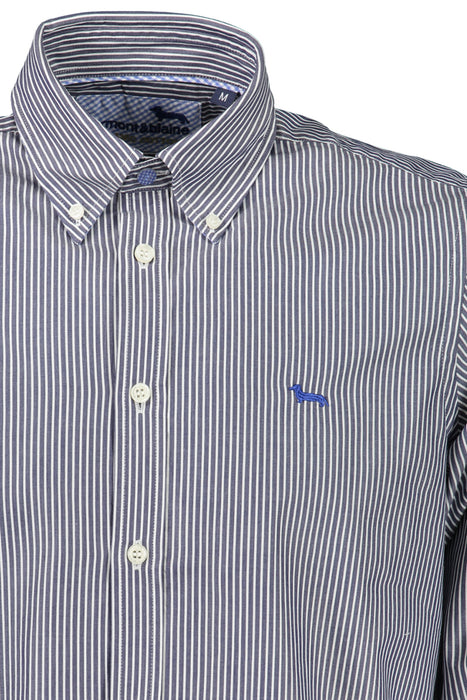 Harmont & Blaine Mens Long Sleeve Shirt Blue