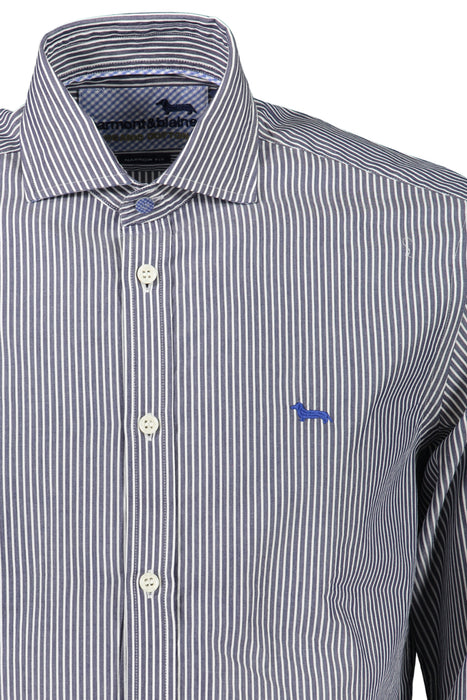 Harmont & Blaine Mens Long Sleeve Shirt Blue