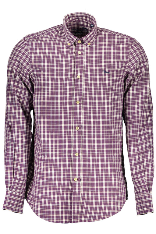 Harmont & Blaine Mens Long Sleeve Shirt Purple