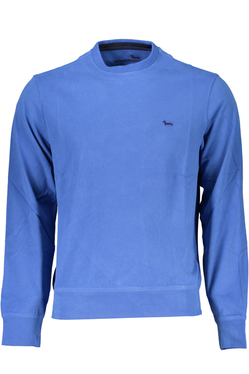 Harmont & Blaine Mens Blue Zipless Sweatshirt