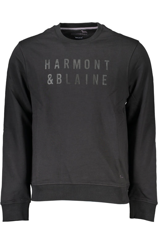 Harmont & Blaine Mens Black Zip-Out Sweatshirt