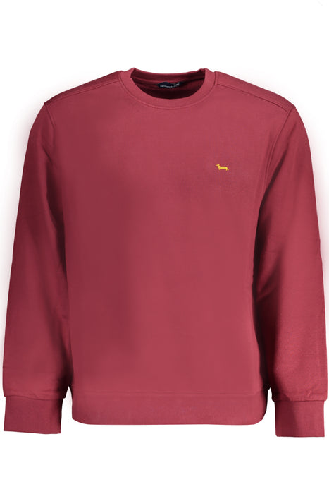 Harmont & Blaine Red Mens Zip-Up Sweatshirt