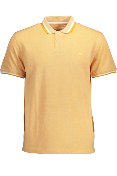 Harmont & Blaine Mens Orange Short Sleeve Polo