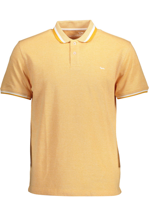 Harmont & Blaine Mens Orange Short Sleeve Polo