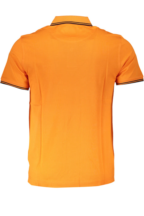 Harmont & Blaine Mens Orange Short Sleeved Polo Shirt