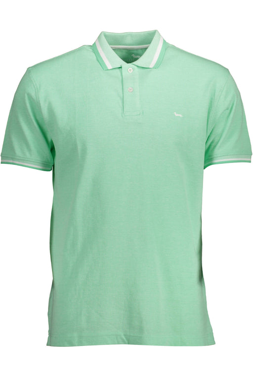 Harmont & Blaine Green Mens Short Sleeve Polo Shirt