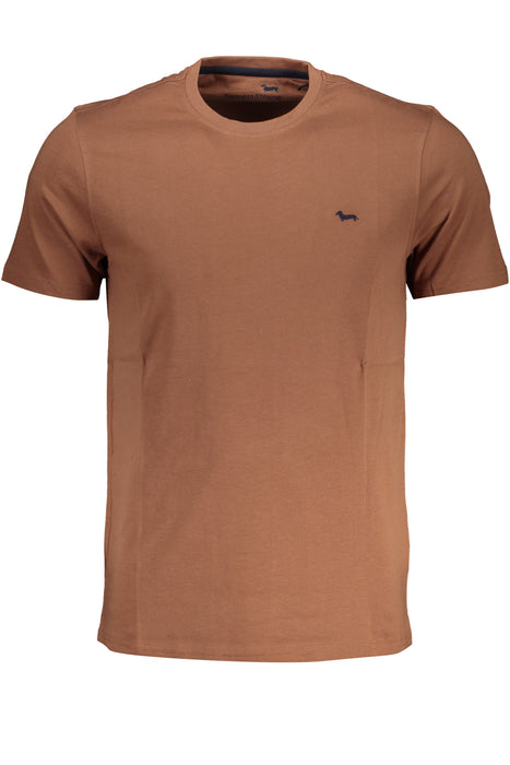 Harmont & Blaine Mens Short Sleeve T-Shirt Brown