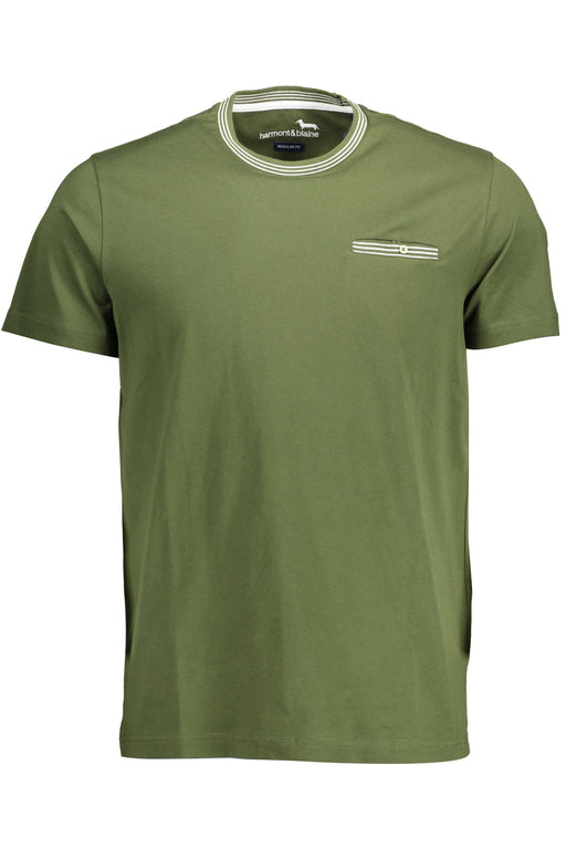 Harmont & Blaine Mens Short Sleeve T-Shirt Green