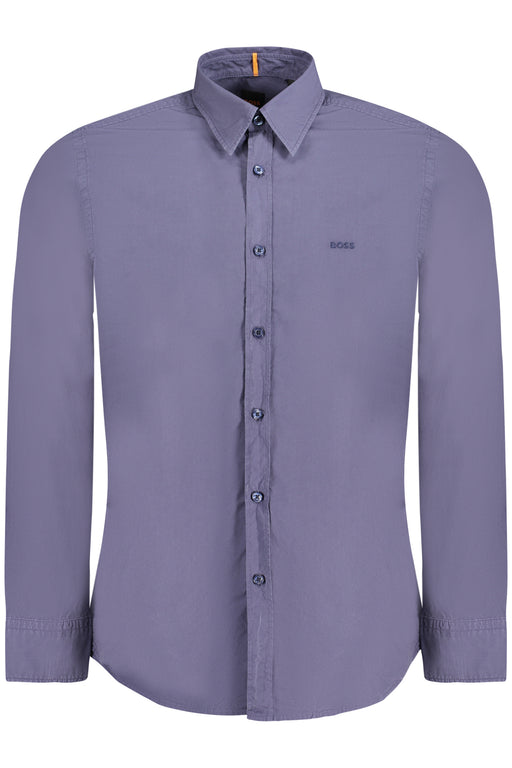 Hugo Boss Long Sleeve Shirt Men Blue