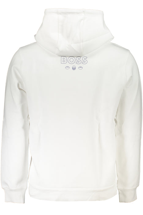 Hugo Boss Ανδρικό Λευκό Zipless Sweatshirt | Αγοράστε Hugo Online - B2Brands | , Μοντέρνο, Ποιότητα - Υψηλή Ποιότητα