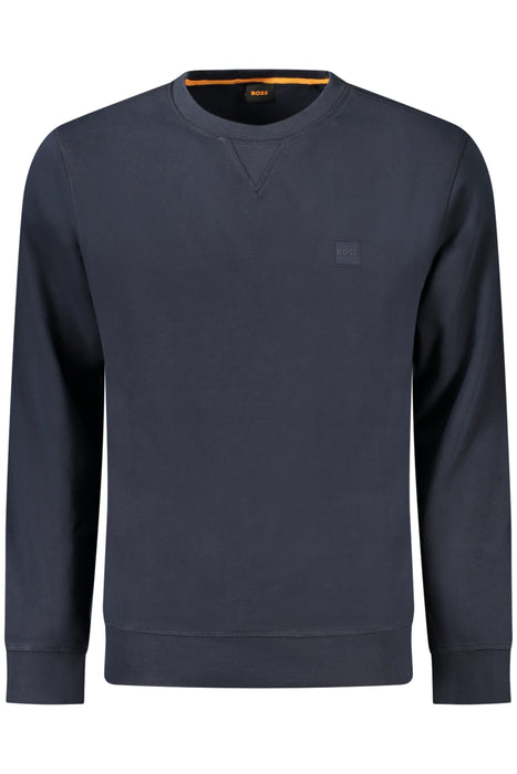 Hugo Boss Mens Zip-Up Sweatshirt Blue