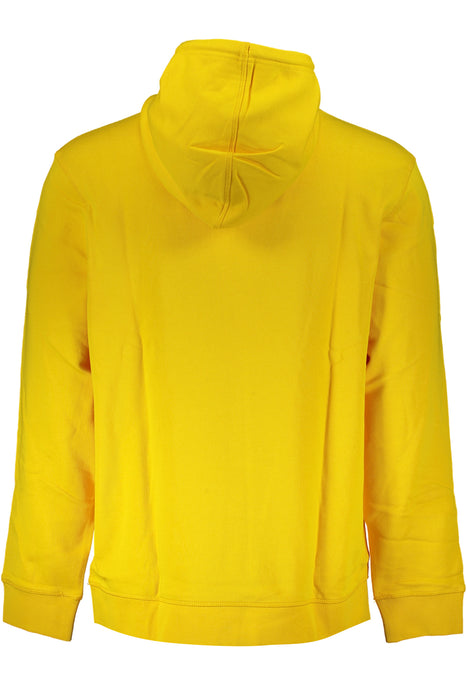 Hugo Boss Mens Yellow Zipless Sweatshirt