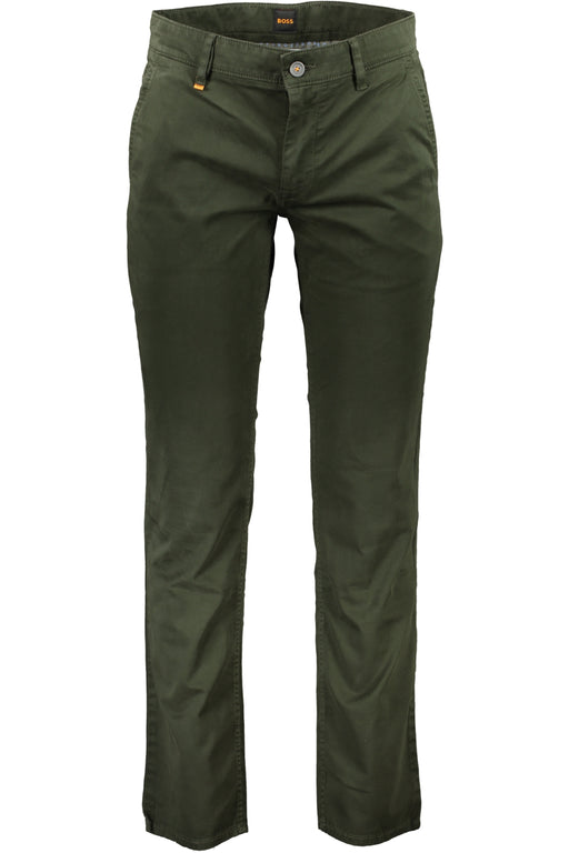 Hugo Boss Green Mens Trousers