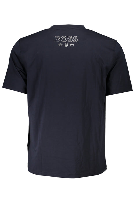 Hugo Boss Ανδρικό Short Sleeve T-Shirt Blue | Αγοράστε Hugo Online - B2Brands | , Μοντέρνο, Ποιότητα - Υψηλή Ποιότητα