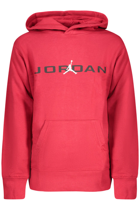 Jordan Red Zip-Up Sweatshirt For Kids