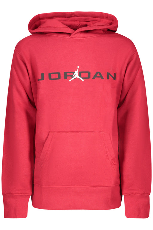 Jordan Red Zip-Up Sweatshirt For Kids