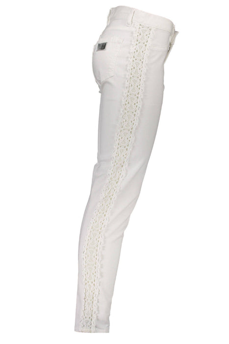 Just Cavalli Womens White Trousers