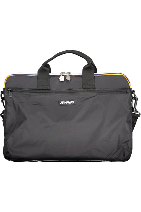 K-Way Black Mens Briefcase