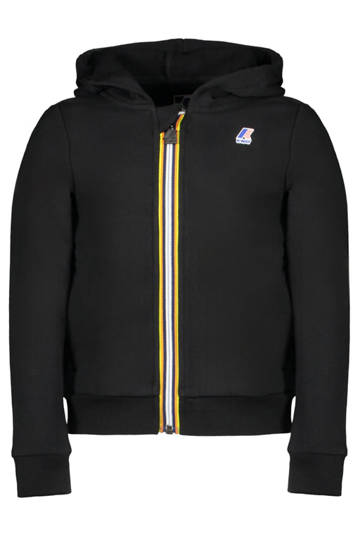 K-Way Black Zip Sweatshirt For Kids