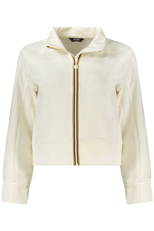 K-Way Womens Zip-Up Sweatshirt White
