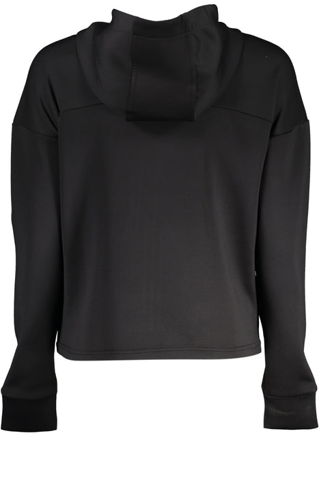 K-Way Womens Zip Sweatshirt Black
