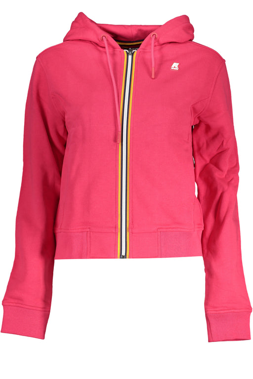 K-Way Pink Womens Zip Sweatshirt