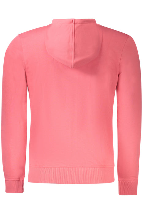 K-Way Mens Zip-Up Sweatshirt Pink