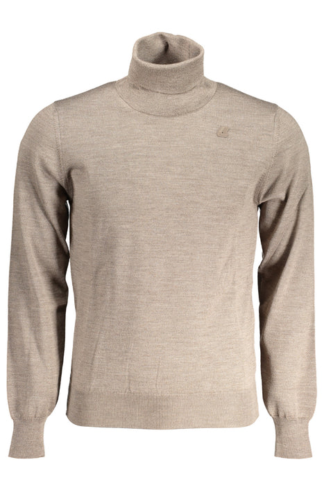 Brown Mens K-Way Turtleneck