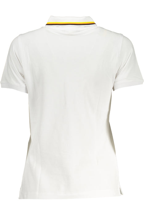 Womens K-Way Short Sleeved Polo Shirt White