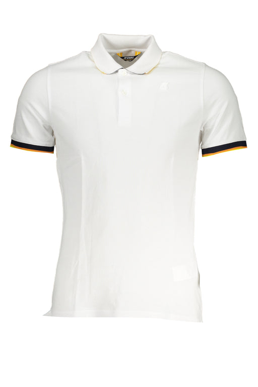 K-Way Mens White Short Sleeved Polo Shirt