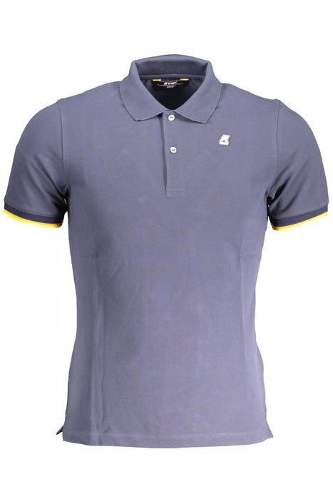 K-Way Mens Short Sleeved Polo Shirt Blue