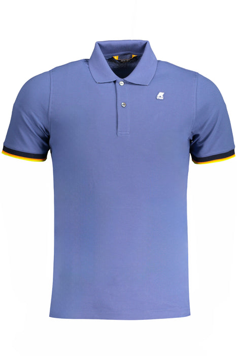 K-Way Mens Short Sleeved Polo Shirt Blue