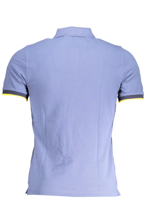 K-Way Mens Short Sleeved Polo Shirt Blue