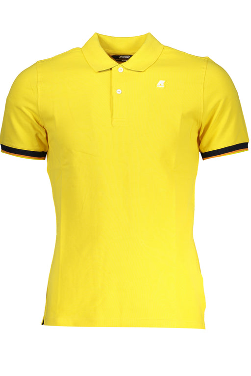 K-Way Yellow Mens Short Sleeved Polo Shirt