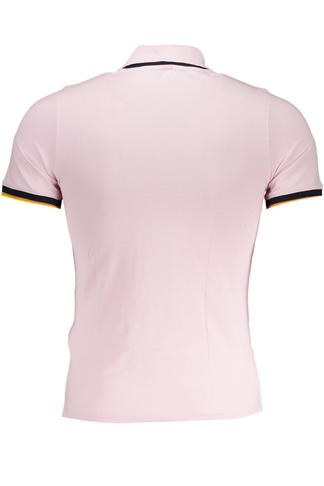 K-Way Pink Mens Short Sleeved Polo Shirt