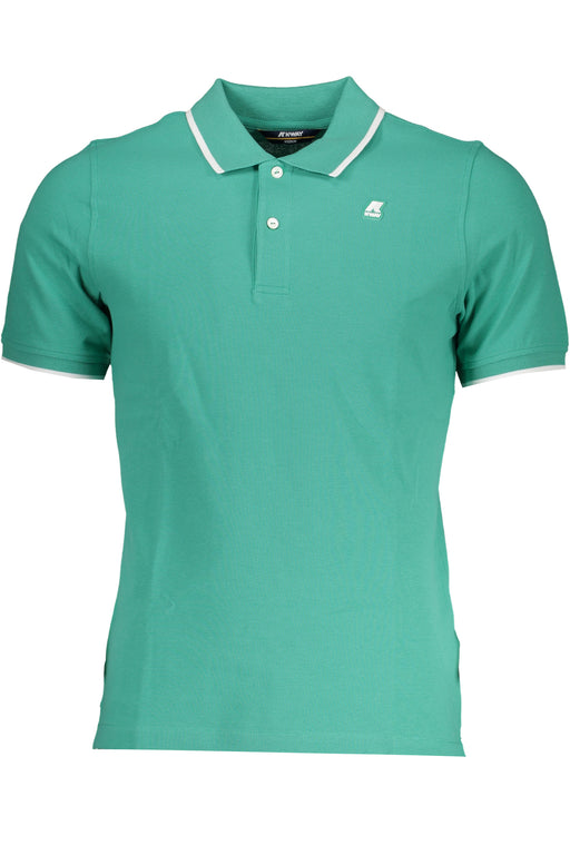 K-Way Green Mens Short-Sleeved Polo Shirt