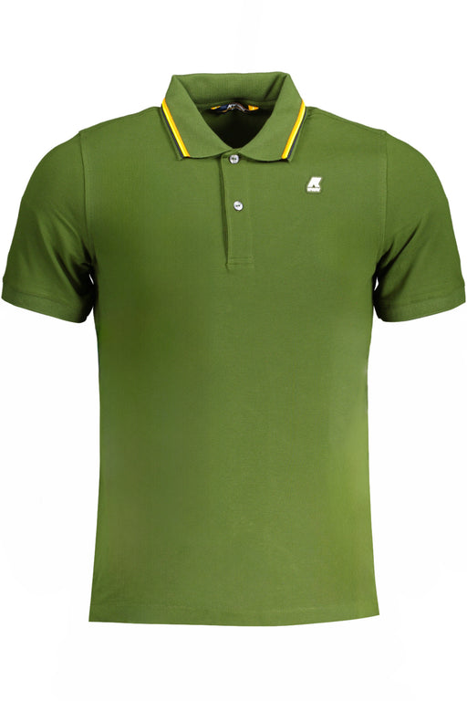 K-Way Green Mens Short-Sleeved Polo Shirt