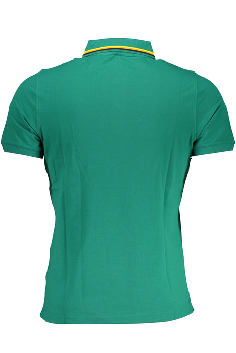 K-Way Green Mens Short-Sleeved Polo Shirt