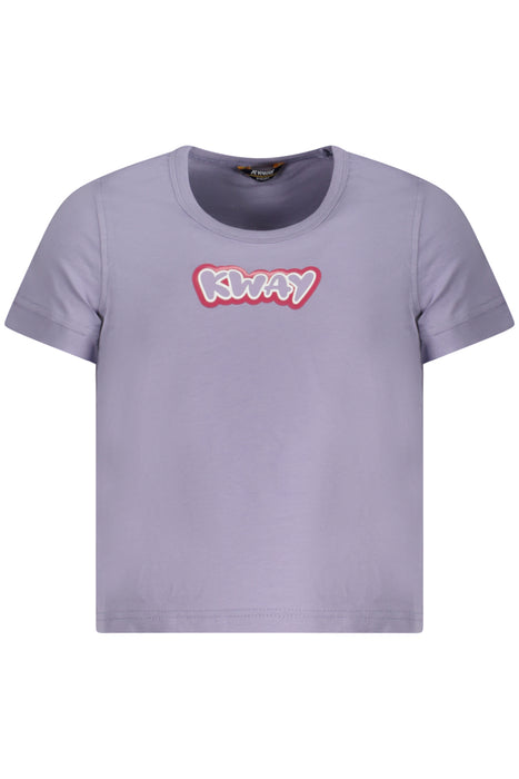 K-Way T-Shirt Short Sleeves Girl Purple