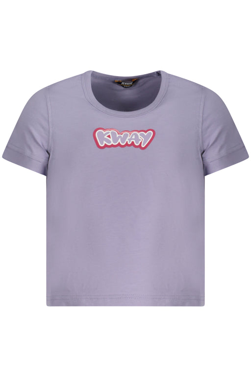 K-Way T-Shirt Short Sleeves Girl Purple