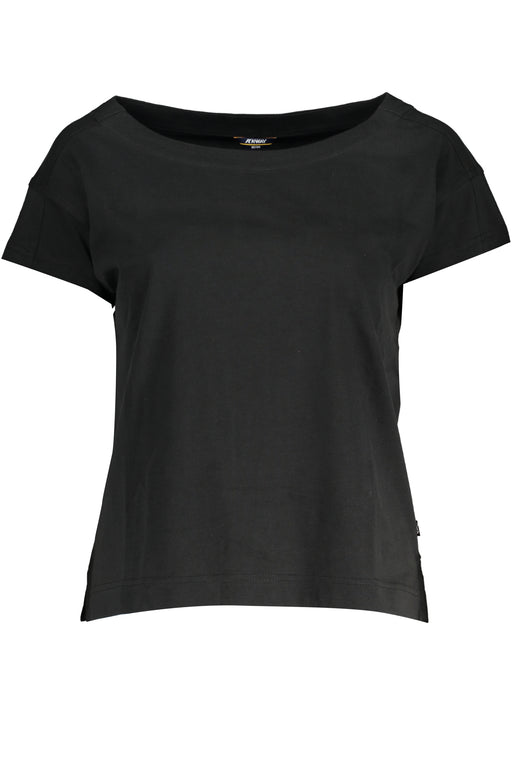 Womens K-Way Short Sleeve T-Shirt Black